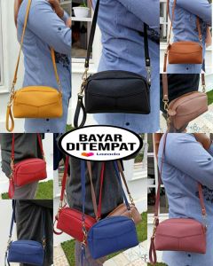 Tas papirut kulit jeruk / tas selempang wanita / pouch / dompet