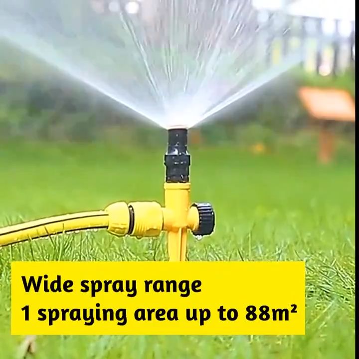 Garden Sprinkler Lawn Sprinkler 360 Degree Automatic Rotating