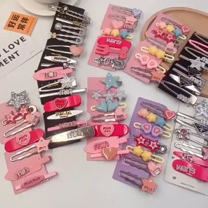 Gratis Semua - Jepit Rambut Fashion Wanita / 7 Pcs Hair Clips Korean Style