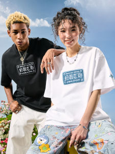 Áo Thun Nam Thêu Chữ Gothic