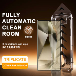 Kính Cường Lực Lắp đặt nhanh chống nhìn trộm chóng chỉ bằng một cú nhấp chuột bao phủ toàn bộ lắp cho Samsung Galaxy S25 S24 Ultra S23 S22 Plus miếng dán màn hình không bám bụi hộp bảo vệ