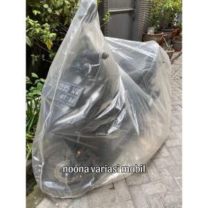Cover Transparan Sarung sepeda motor bahan plastik