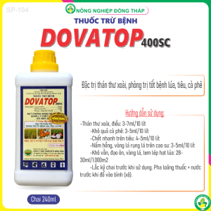 Thuốc Trừ Bệnh DOVATOP 400SC – Đặc Trừ Thán Thư Xoài Phòng Trị Tốt Bệnh Lúa Tiêu Cà Phê (Chai 240ml)