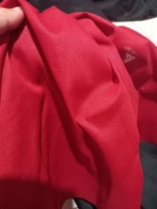 kain stagen bebengkung merah dan hitam harga per 1bal isi 49meter