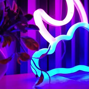 Neon Lights LED Lights Cloud and Moon Atmosphere Lights USB/Battery Powered Suitable for Holiday Decoration and Home Decor