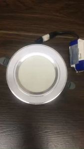 Đèn Led Âm Trần Cao Cấp 9W D110mm Viền Bạc MV-D908-VB Ánh Sáng Trắng Vàng Trung Tính Đổi Mầu