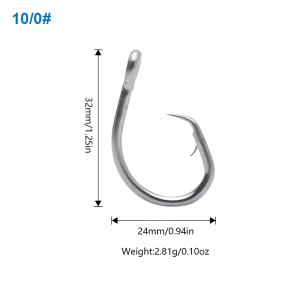 10 pc/bag Big hook iron hook large shark hook deep sea high carbon steel fishing boat fishing hook