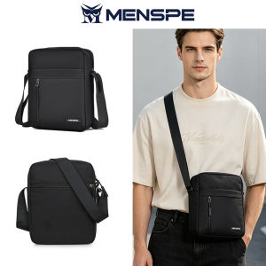 MENSPE Mens Shoulder Bag Waterproof Messenger Bag Fashion Travel Bag Business Bag Phone Bag Large Capacity Cross Body Bag Lightweight Casual Bag Fashion Leisure Sport Street Bag for College Student
