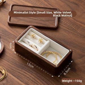 Travel Mini Jewelry Box for Cufflinks Rings Earrings Accessories Storage