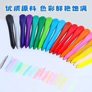 12/24/36 Colors Crayons Painting Safe Non-Toxic Not Dirty Hand Drawing Art Coloring Set