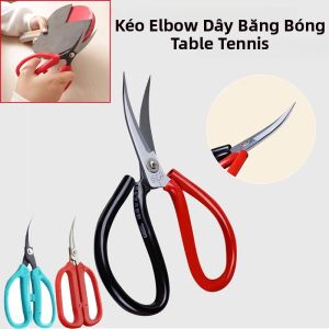Tay Cầm Công Thái Học Sắc Nét Cắt Bóng Bàn Cao Su Khuỷu Tay Kéo Bền Bóng Bàn Bát Cắt Dao Cho Thể Thao & Thể Dục