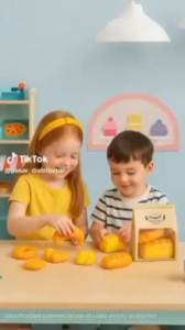 Mainan Anak 8PCS Bakery House – Set Roti Palsu Lucu Mainan Edukatif Anak Perempuan & Laki Laki