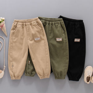 Quần Dài Thường Ngày Cho Bé Trai Mùa Xuân Quần Thể Thao Cho Bé Trai Quần Dài Cotton Thoáng Khí Kháng Khuẩn Cho Bé Trai