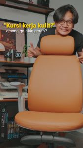 Oxihom FM7003 Kursi Mesh dan Kulit Asli Kursi Gaming Kursi Kantor Kursi Ergonomis dan Foot Rest dengan Teknologi masa depan serta innovatif dan futuristik design