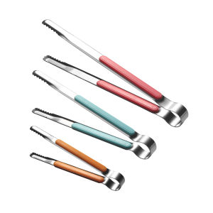 25CM Stainless Steel Barbecue Tongs Non-Stick Clip BBQ Salad Food Tongs Bread Clamp Kitchen Tool