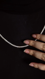 TOMEI Pearlfect Love Single Strand White Pearl Necklace