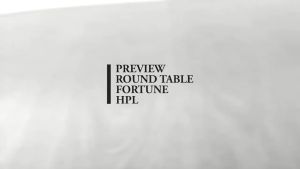 Meja Lipat Bundar Meja Resto Meja Pesta Meja Banquet - Seahorse FORTUNE Ø180 Multiplek HPL