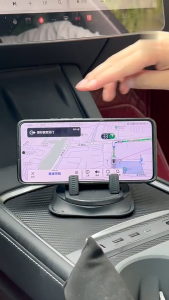 Chicmine Car Dashboard Phone Holder 360 Degrees Rotation Non-slip Universal Vehicle Dashboard Windshield Mobile Phone Mount Car Essentials