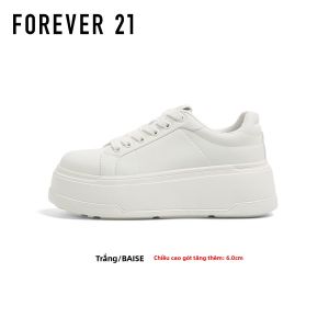 Forever21 | Giày Nữ Trắng Đế Dày Tăng Chiều Cao