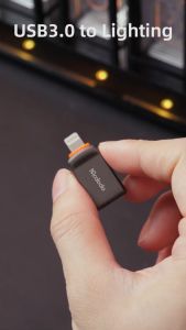 Mcdodo Adapter Original Mcdodo USB 3.0 Adapter Pendrive Data Transfer Adapter USB Converter OTG Adaptor Compatible IP