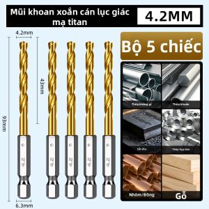 DAIENGONGJU | Đầu Khoan Hợp Kim Carbua Tungsten Thép Không Gỉ Đầu Lục Giác
