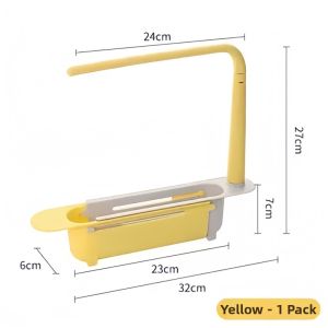 Space Saving Multifunctional Draining Rack Sink Organizer