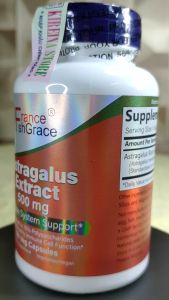 Viên uống chiết xuất Astragalus Hoàng Kỳ tăng miễn dịch ổn định đường huyết 500 mg 150 viên (tinh chất >70%)