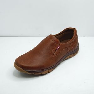 ARKENS AK-002 SEPATU KULIT UNTUK PRIA JAHITAN KELILING SOL DEWASA 39-43