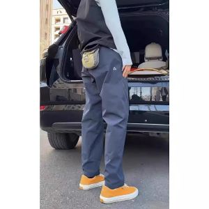 Quần Dài Nam Phong Cách Mỹ Đen Tam Giác Thể Thao Mùa Hè Quần Dài Thể Thao Ngoài Trời Chống Thấm Nước Quần Leo Núi