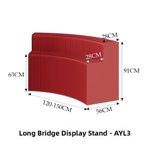 SHIBAZHI | Red Folding Office Trade Show Display Stand