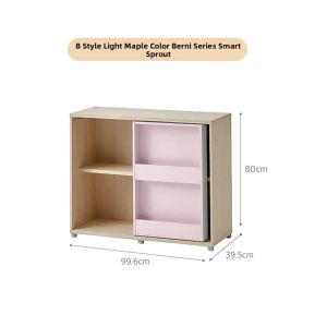 Hanssem | Montessori Childrens Sliding Door Bookshelf