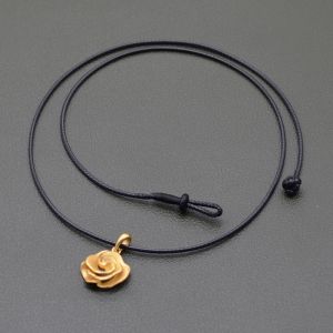 Fine Crystal Pendant Rope for Men And Womens Gold Necklace Replacement Beaded Red And Black Crystal Jade Pendant Rope