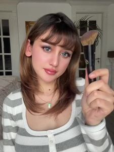 HUACHUNTANG | Multipurpose Angled Makeup Brush Face Powder Shadow Contour Blush