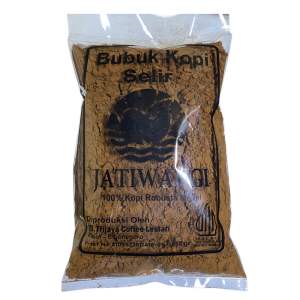 BIJI/BUBUK KOPI ROBUSTA MURNI 200gr - Kopi Bubuk Jatiwangi Tanpa Campuran - Bubuk Kopi Halus Khas Warung kopi - Robusta Coffee cocok untuk kopi tubruk atau kopi Susu