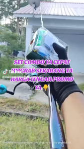 Shimano Spinning Rod Set Joran Lure Shimano Gradasi Ungu Biru Karbon Tinggi + Mesin Gelung HZ Spinning Max Drag 100KG
