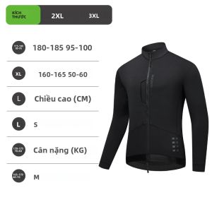 WOSAWE Nam Mùa Đông Giữ Nhiệt Đi Xe Đạp Áo Chống Gió Ấm Dài Dây Kéo Đường MTB Xe Đạp Áo Sơ Mi Full Túi Phù Hợp Với Kích Thước