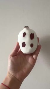 Crunchy Cow Banana Squishy Stress Ball Fidget Toy Crispy Squishy Squeeze Ball Handmade Round Blocks Filled ASMR Squeeze Toy 