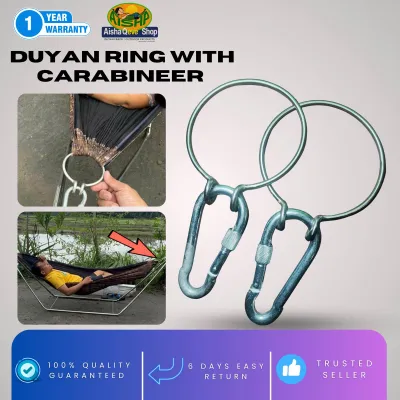 Heavy Duty Hammock Ring | Duyan Ring Para sa Ligtas at Matibay na Pagkakabit (ring only)