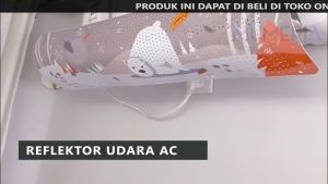 Miloku Reflektor Angin AC Karakter Lipat Universal Fleksibel Talang Penahan Penutup Reflector Hembusan Udara Air Conditioner Windshield