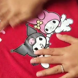 Qiala - KUROMI MY MELODY TUNIK ANAK PEREMPUAN 8-14 TAHUN SETELAN MUSLIM ANAK PEREMPUAN