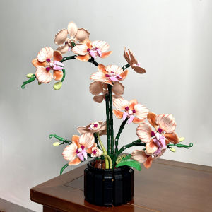 โมเดลดอกไม้จันทน์ที่ประกอบด้วยโมเดลดอกไม้จันทน์แบบจำลองดอกไม้สด DIY โมเดลตกแต่งโต๊ะสำหรับบ้าน ของขวัญเพื่อความคลายเครียด