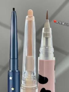 3 ชิ้น ปากกาเขียนตา 3D ทนทานต่อการซัก แห้งเร็ว ไม่มีส่วนผสมของมันสำหรับเครื่องสำอางแมวและสุนัข