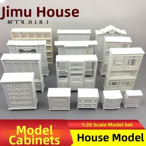 JIMUWU | Cross-Section House Type Wardrobe Storage Model 1:20