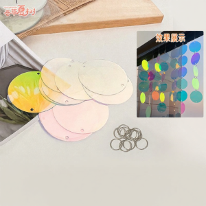 Colorful DIY Art Pvc Round Hexagonal Decorations