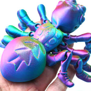 Spider 3D Printed Animal Model Decorations Ultra Articulated Collectible Toys Realistic Insect Form for Boys And Girls