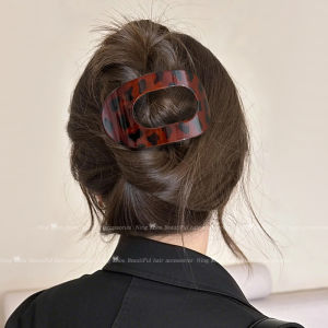 NING ZHOU | Stylish Rear Hair Clip Flat Bun Clamp Head Accessory
