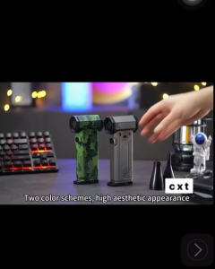 Mini Jet Fan ลมแรง 60m/s 180W 8000mAh เครื่องเป่าลมและดูดฝุ่น