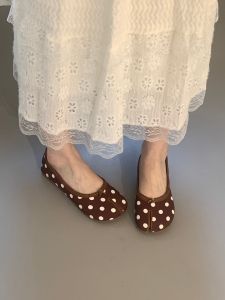 Flat Separated Toe Polka Dot Shoes