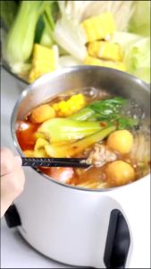 Nồi lẩu điện mini chống dính Lebenlang 1500ml thương hiệu Đức bảo hành 2 năm LBEC0808