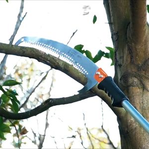 Double Hook High-Branch Saw High Altitude Branch Pruning Saw Garden Hand Pruning Saw